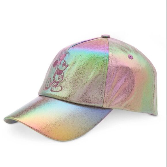 Mickey Mouse EARidescent Disney Parks Baseball Cap Hat OS NWT - Picture 2 of 3